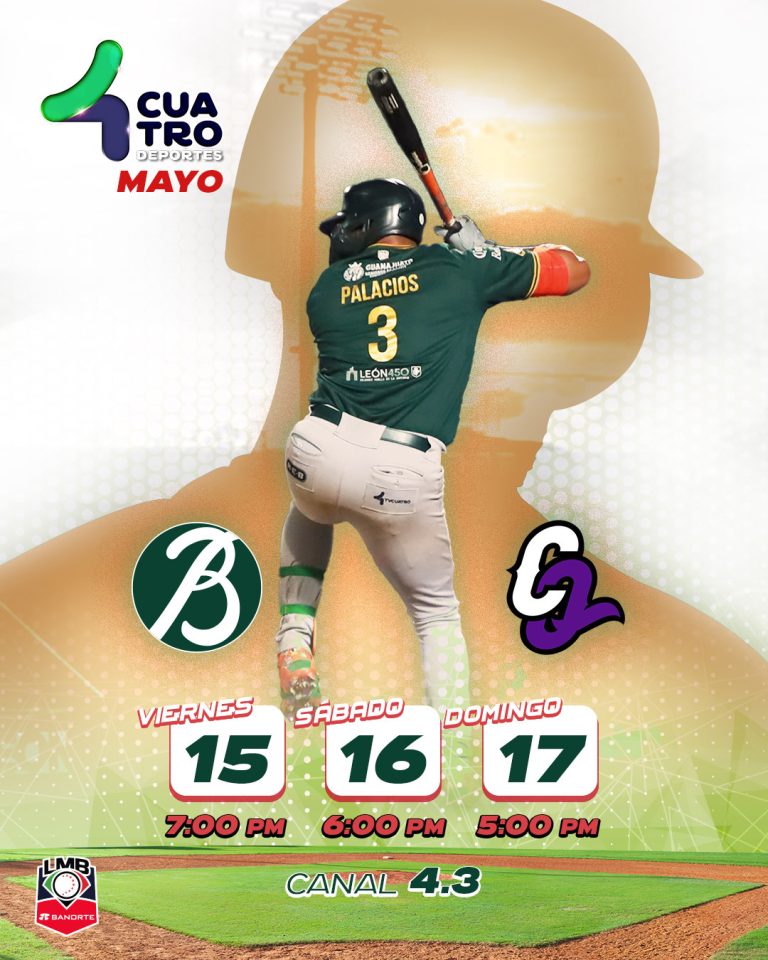 BRAVOS DE LEÓN VS. CONSPIRADORES DE QUERÉTARO | Viernes 15, sábado 16 y domingo 17 de mayo, canal 4.3