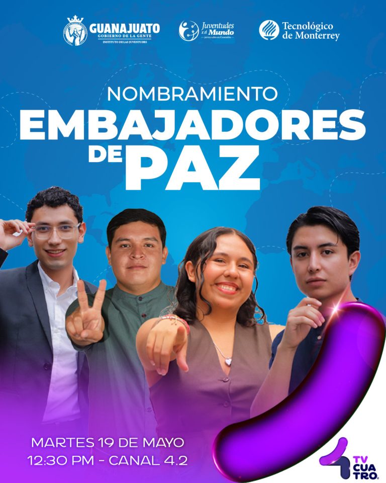 NOMBRAMIENTO EMBAJADORES DE PAZ | Martes 19 de mayo, canal 4.2