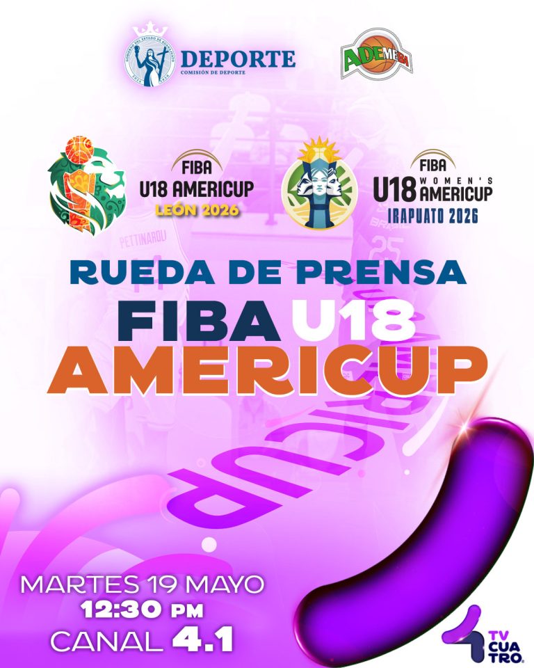 RUEDA DE PRENSA FIBA U18 AMERICUP 2026 | Martes 19 de mayo, canal 4.1