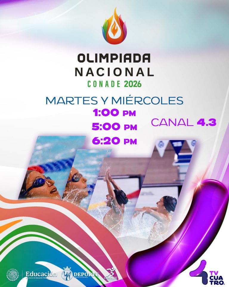 OLIMPIADA NACIONAL CONADE 2026 | Martes y miércoles, canal 4.3