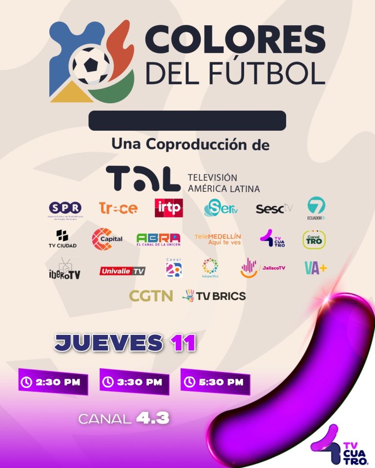 COLORES DEL FÚTBOL | Jueves 11 de junio, canal 4.3