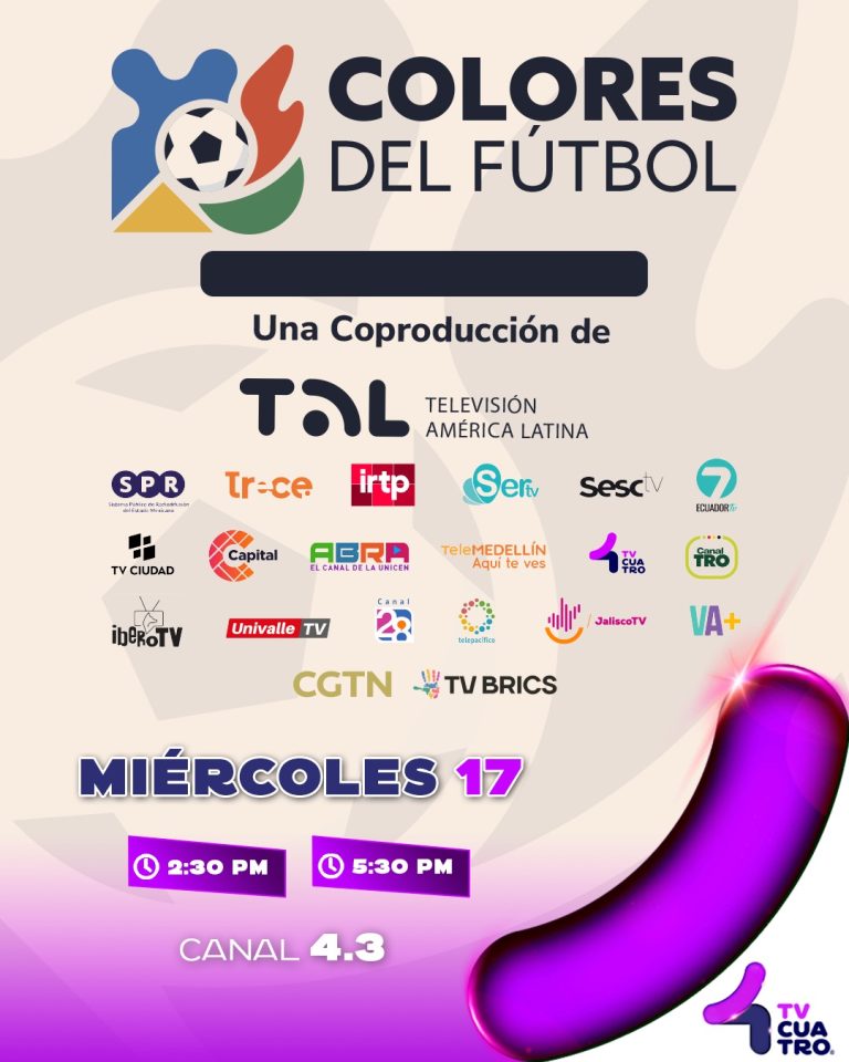 COLORES DEL FÚTBOL | Miércoles 17 de junio, canal 4.3