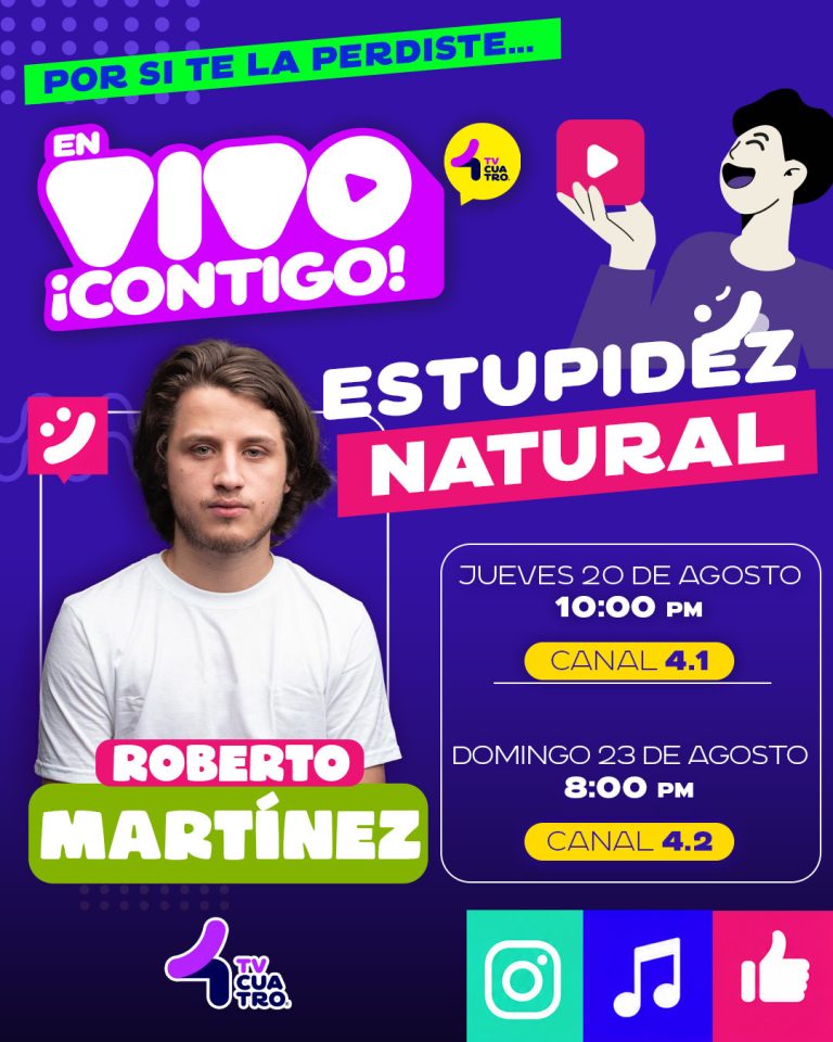 REAL TALK: ROBERTO MARTÍNEZ | Jueves 20 de agosto, canal 4.1; Domingo 23 de agosto, canal 4.2