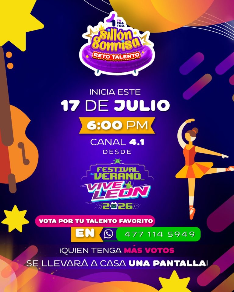 SILLÓN SONRISA: RETO TALENTO 2026 | Desde el jueves 17 de julio hasta el 2 de agosto, canal 4.1