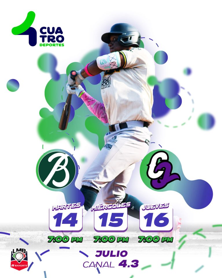 BRAVOS DE LEÓN VS. CONSPIRADORES DE QUERÉTARO | Martes 14, miércoles 15 y jueves 16 de julio, canal 4.3