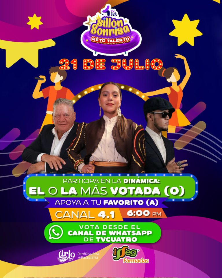 SILLÓN SONRISA: RETO TALENTO 2026 | Martes 21 de julio, canal 4.1