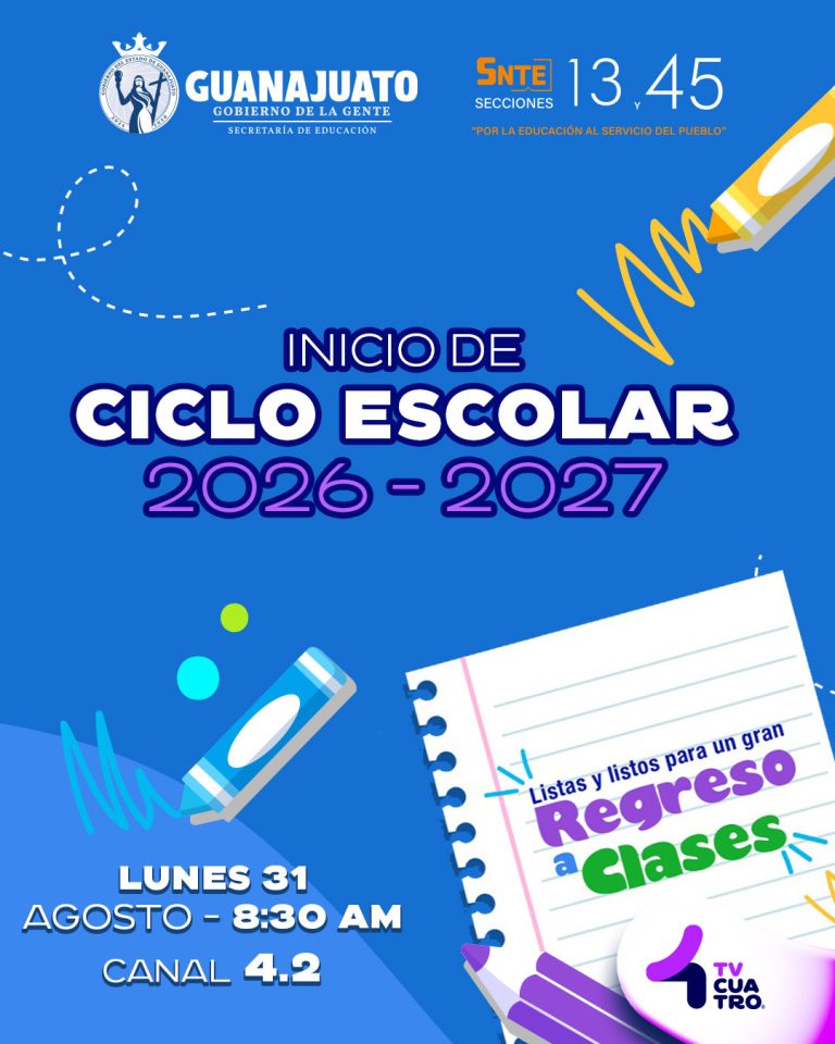 INICIO DE CICLO ESCOLAR 2026-2027 | Lunes 31 de agosto, canal 4.2
