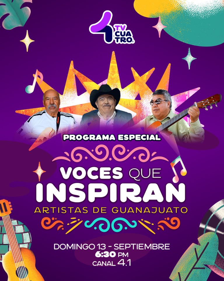 VOCES QUE INSPIRAN | Domingo 13 de septiembre, canal 4.1