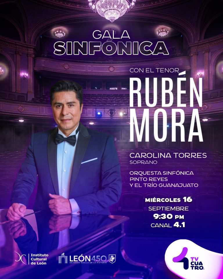 GALA SINFÓNCIA CON RUBÉN MORA | Miércoles 16 de septiembre, canal 4.1