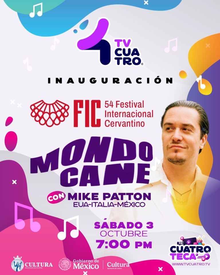 54 FESTIVAL INTERNACIONAL CERVANTINO: INAUGURACIÓN – MONDO CANE, MIKE PATTON | Sábado 3 de octubre, canal 4.1