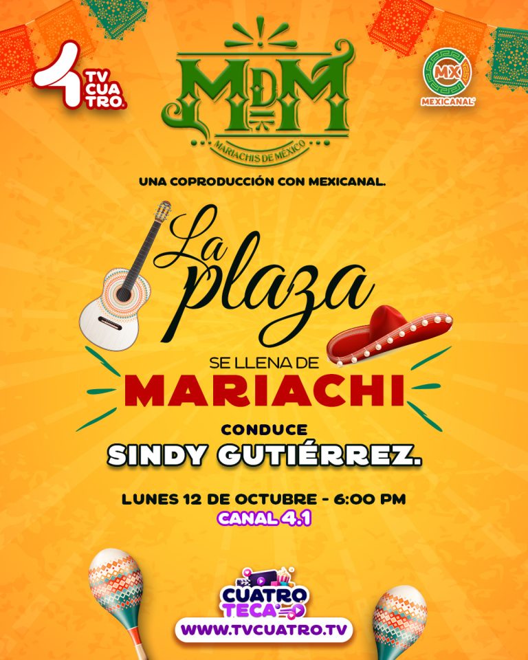 MDM: MARIACHIS DE MÉXICO | Lunes 12 de octubre, canal 4.1