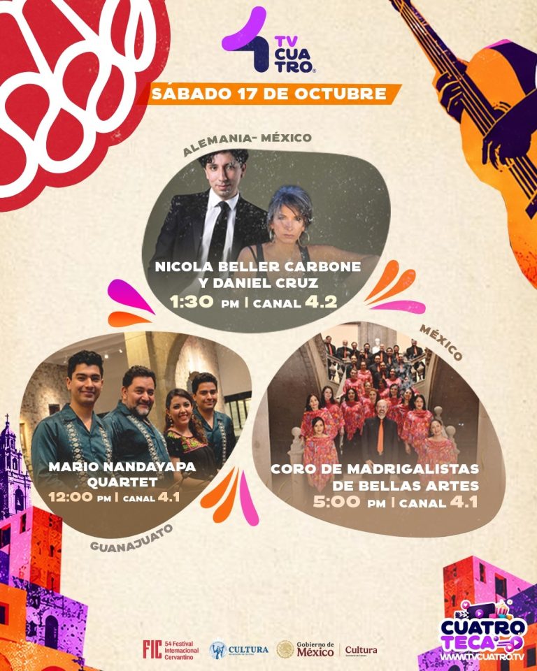 54 FESTIVAL INTERNACIONAL CERVANTINO | Sábado 17 de octubre, canal 4.1 y 4.2