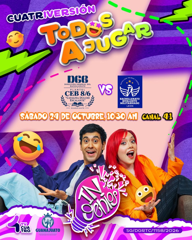 INGENIOS: DGG PLANTEL CEB 8/6 “CATALINA DULCHÉ ESCALANTE” VS. BACHILLERATO BIVALENTE MILITARIZADO LEÓN | Sábado 24 de octubre, canal 4.1